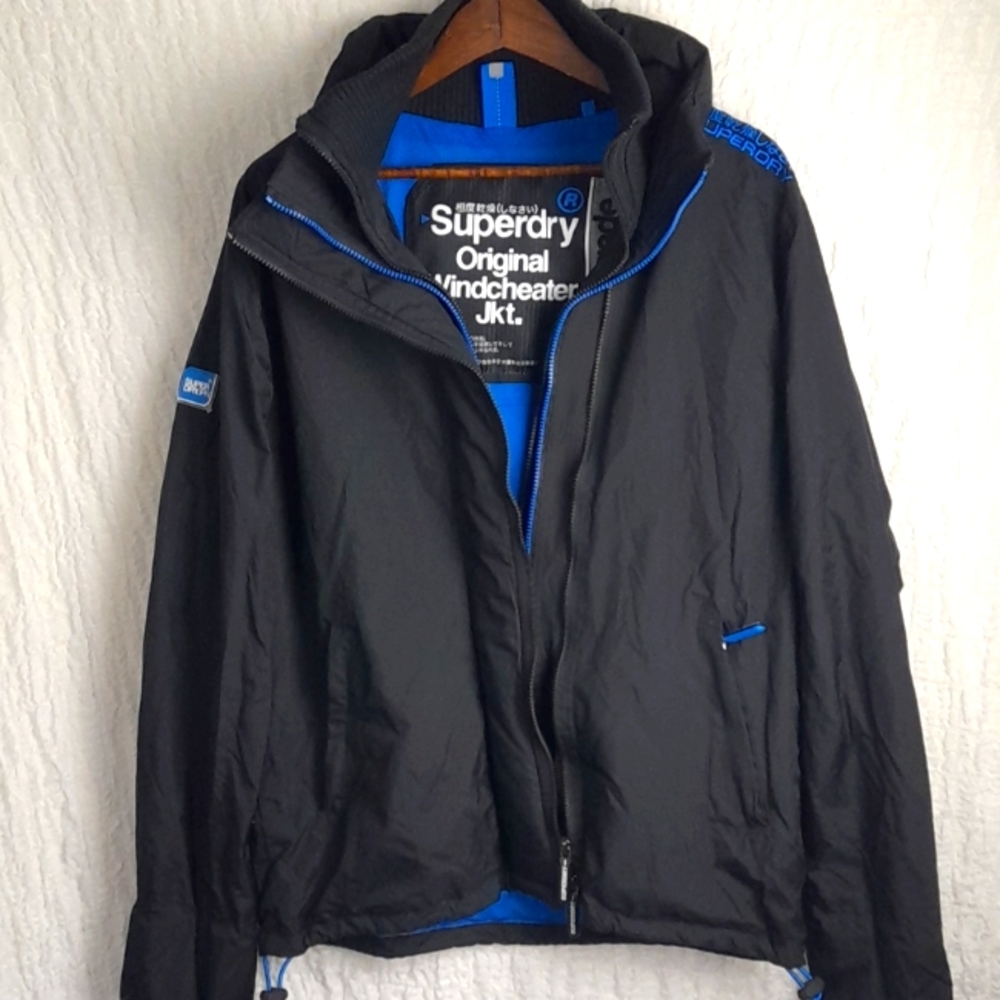Superdry Windcheater Jacket 2XL Black